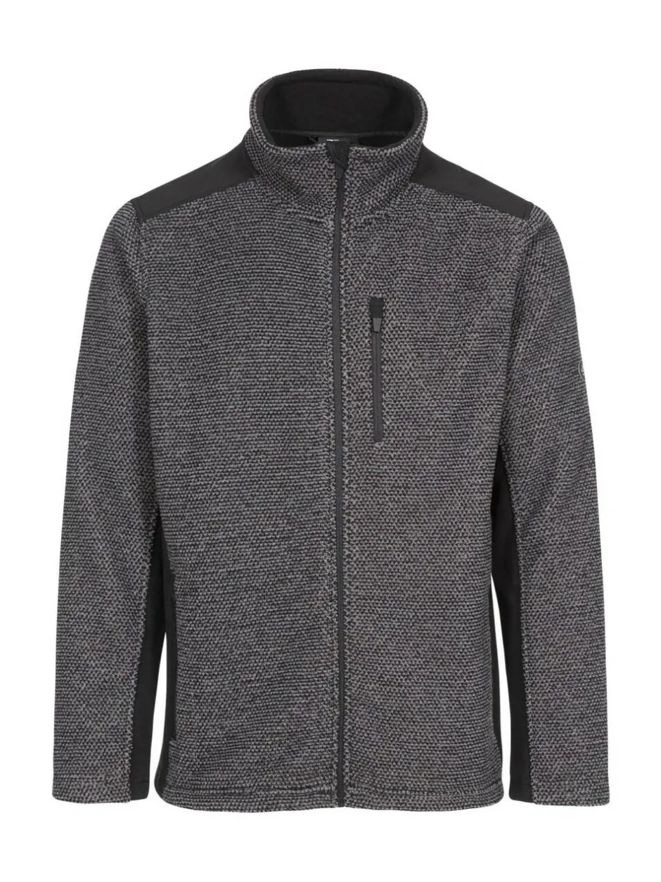 Trespass Male Grey Faratino Fleece Hot