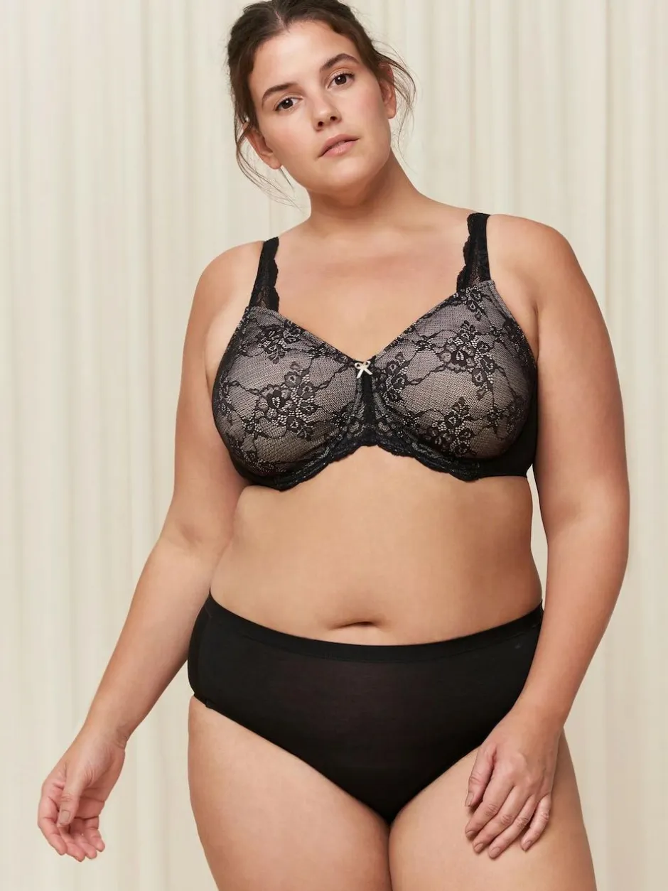 Triumph ® Contouring Sensation Minimiser Bra Black New