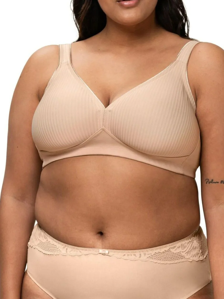 Triumph Modern Soft Cotton Non Wired Bra Nude Discount