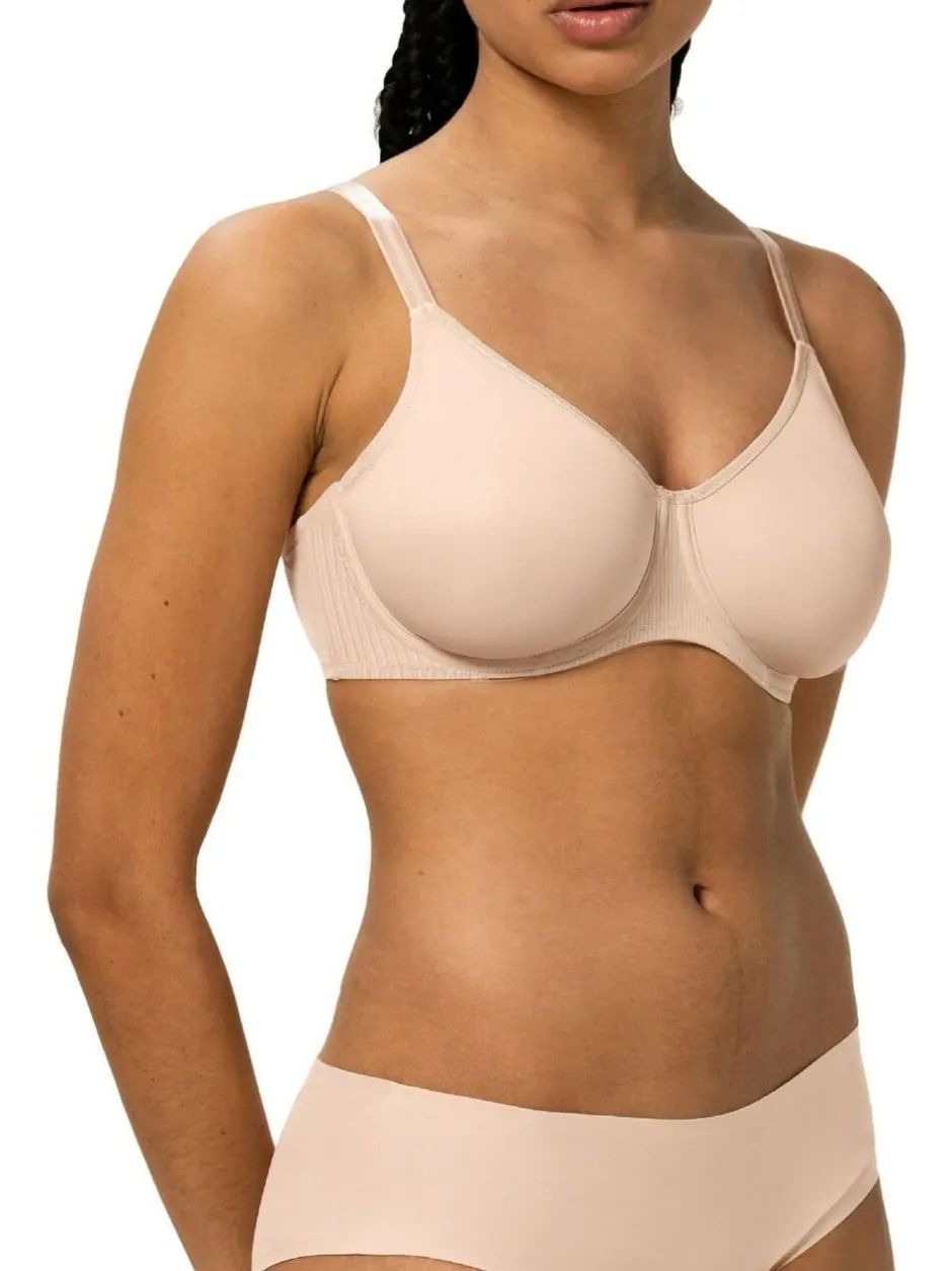 Triumph Nude Urban Microfibre Minimizer Bra Clearance