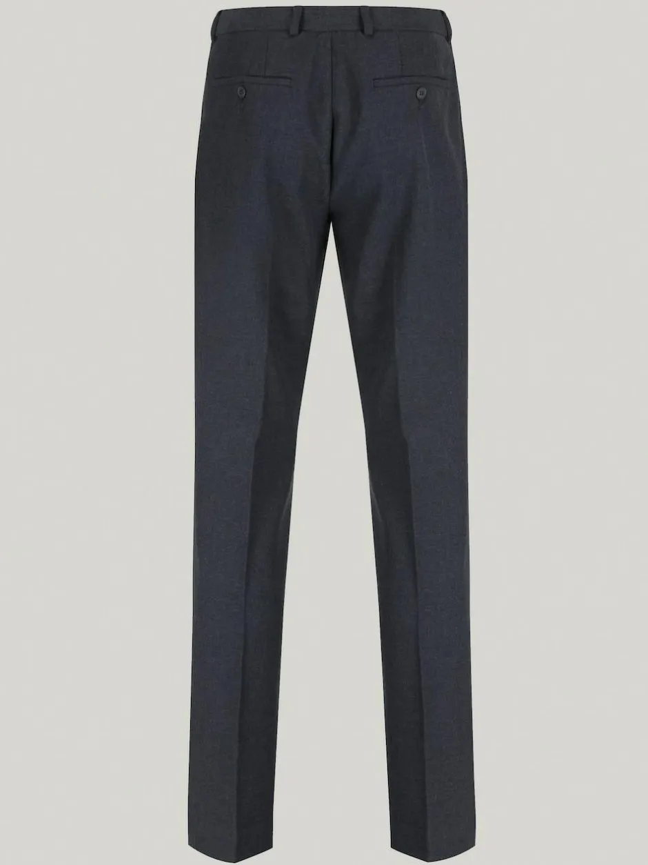 Trutex Shorter Length Slim Leg Senior Boys Grey School Trousers Best