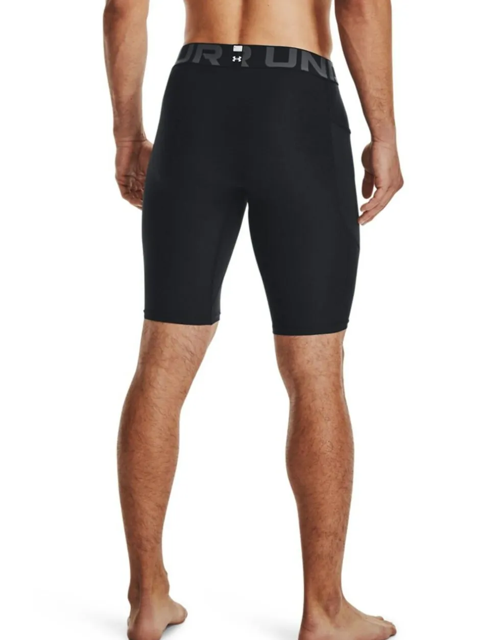 Under Armour Heat Gear Long Shorts Black Sale