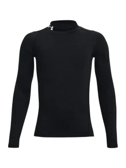 Under Armour Heat Geat Mock Neck Long Sleeve T-Shirt Black Online