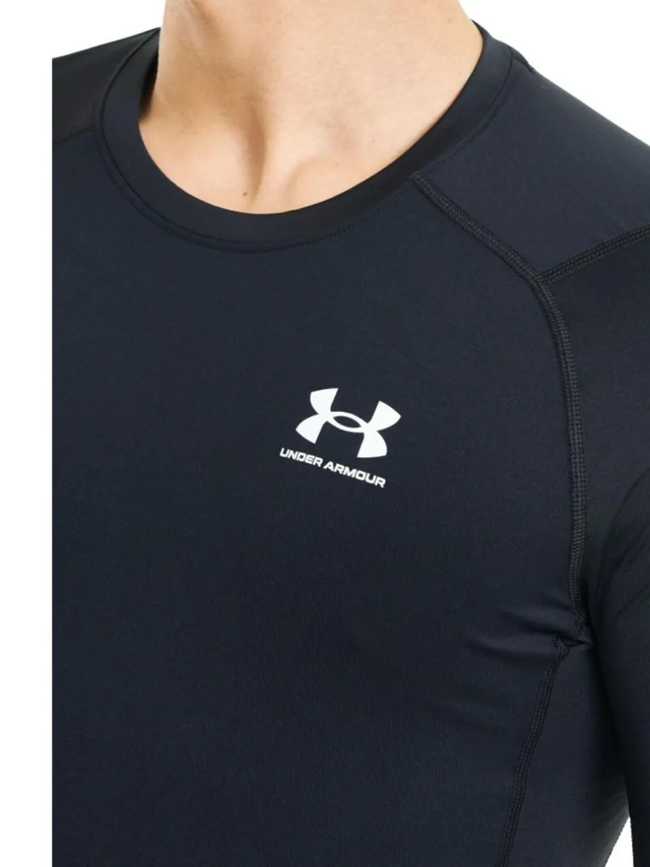 Under Armour HeatGear Base Layer T-Shirt Black Sale