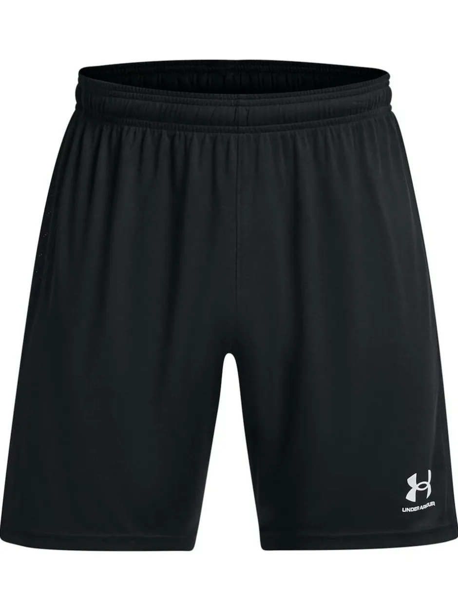 Under Armour Challenger Knit Shorts Black/White Clearance