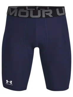 Under Armour Heat Gear Long Shorts Blue Hot