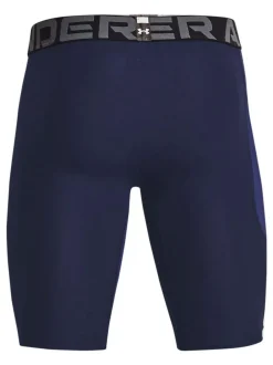 Under Armour Heat Gear Long Shorts Blue Hot