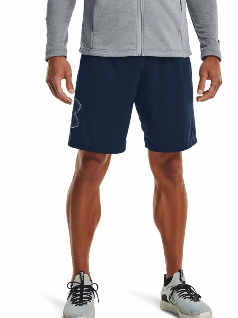 Under Armour Tech Graphic Shorts Blue New