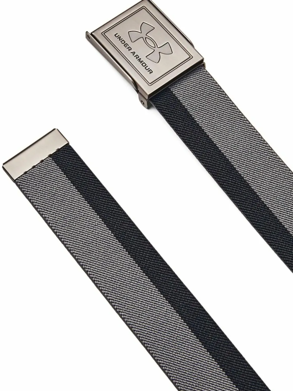 Under Armour Stretch Webb Belt Grey/Black Outlet