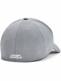 Under Armour Grey/White Mens UA Blitzing Hat Best