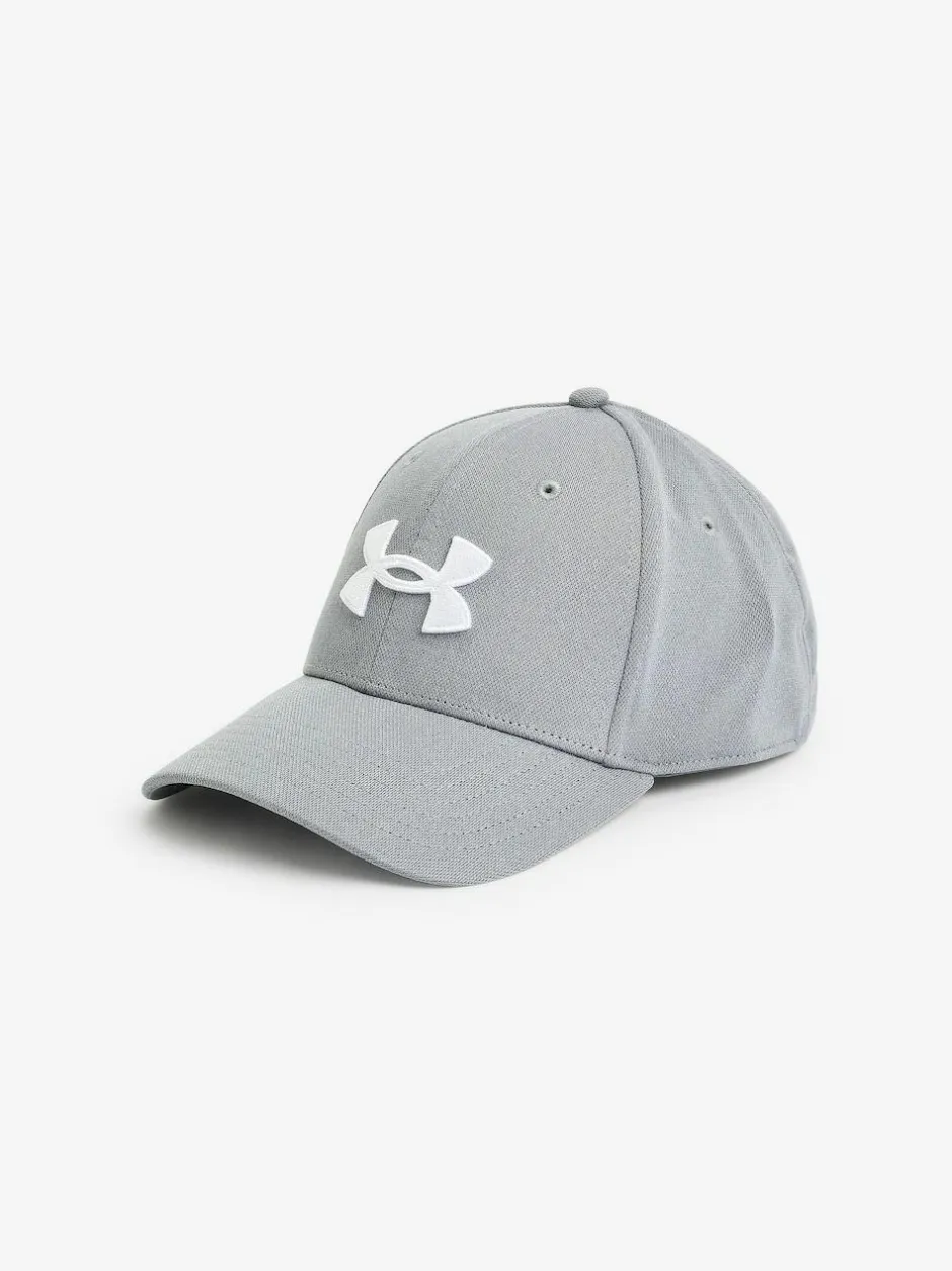 Under Armour Grey/White Mens UA Blitzing Hat Best