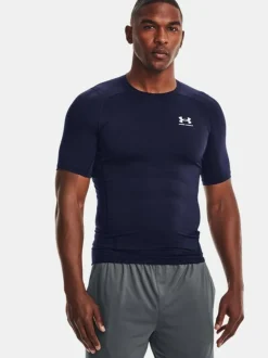 Under Armour HeatGear Base Layer T-Shirt Navy/White Online