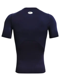 Under Armour HeatGear Base Layer T-Shirt Navy/White Online