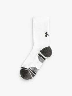 Under Armour Junior Perform Tech Crew Socks 3 Pack White Online