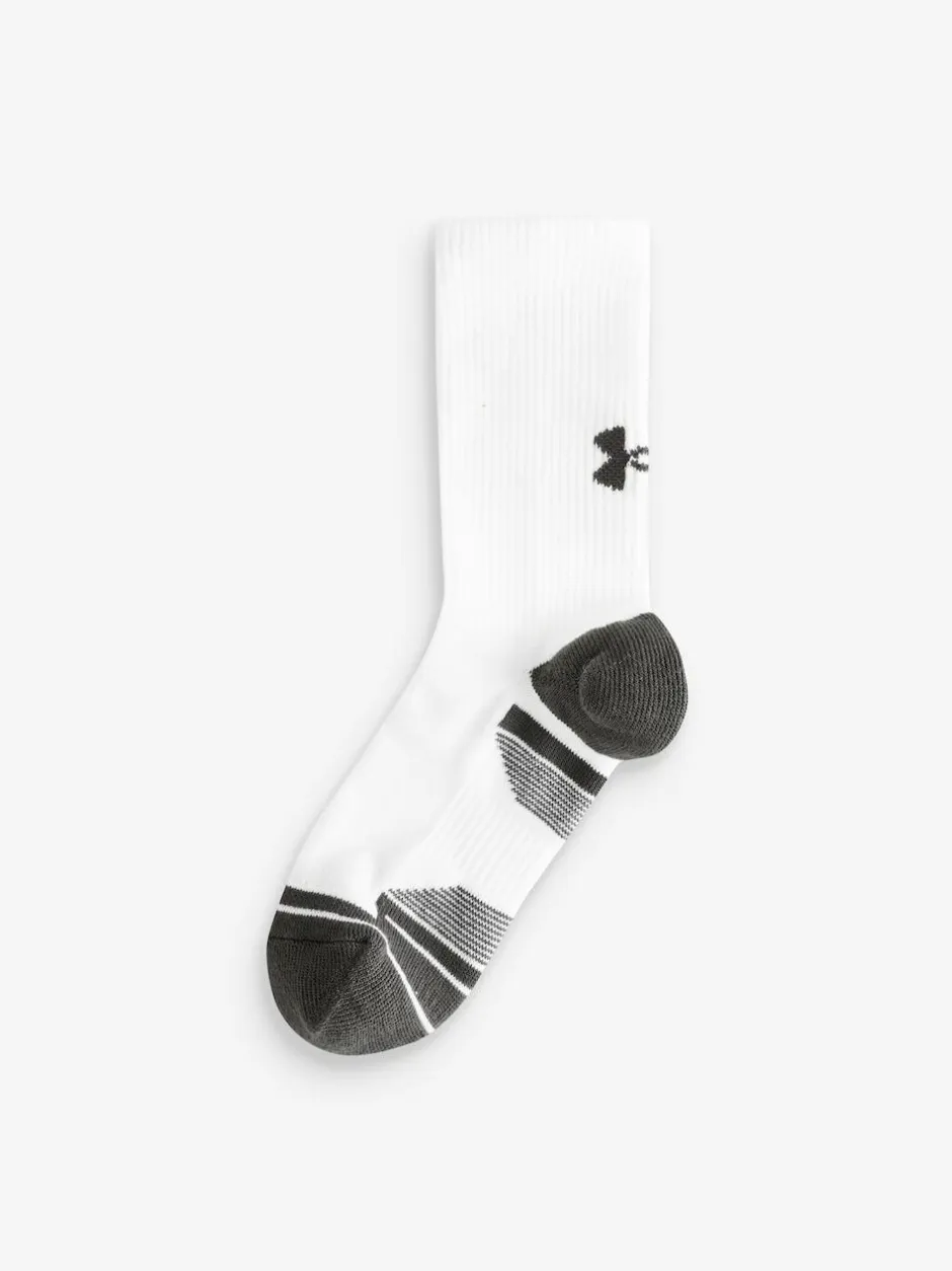 Under Armour Junior Perform Tech Crew Socks 3 Pack White Online