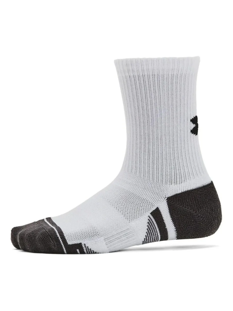 Under Armour Junior Perform Tech Crew Socks 3 Pack White Online