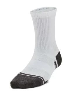Under Armour Junior Perform Tech Crew Socks 3 Pack White Online