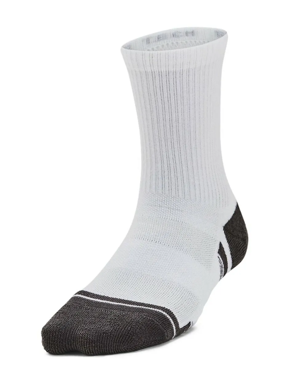 Under Armour Junior Perform Tech Crew Socks 3 Pack White Online