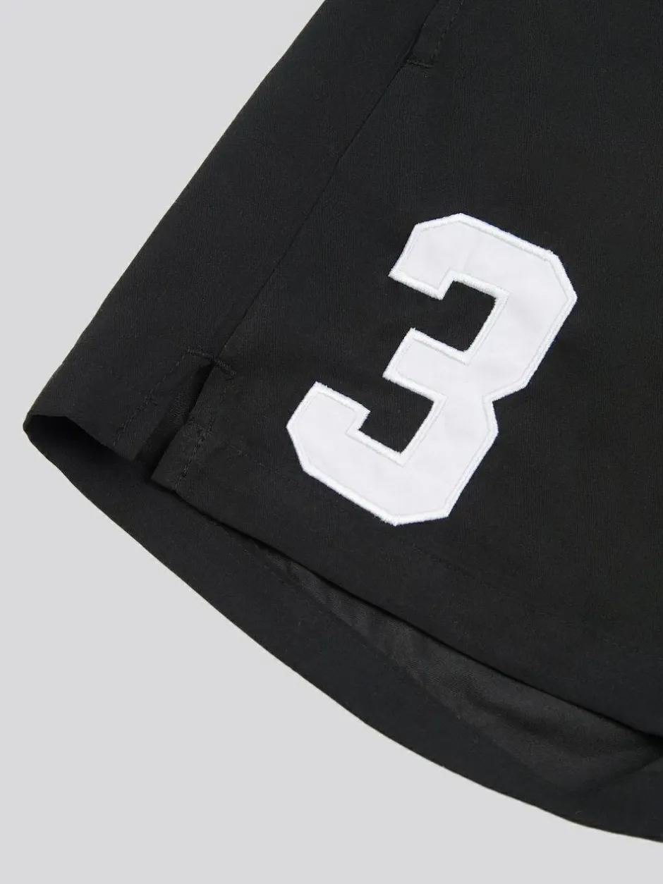 U.S. Polo Assn . Mens Player 3 Swim Shorts Black Sale
