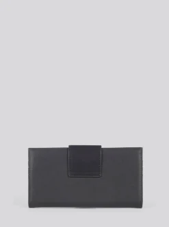 U.S. Polo Assn . Black Womens Romantic Large Card Holder Purse Hot
