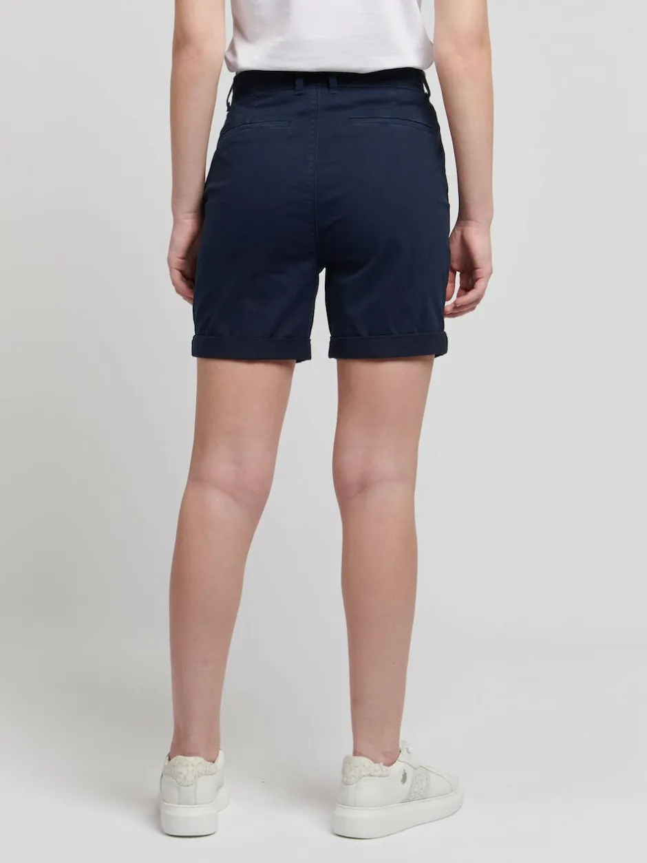 U.S. Polo Assn . Blue Classic Womens Chino Shorts Hot
