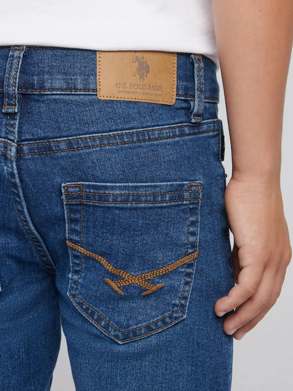 U.S. Polo Assn . Classic Fit Jeans Dark Blue