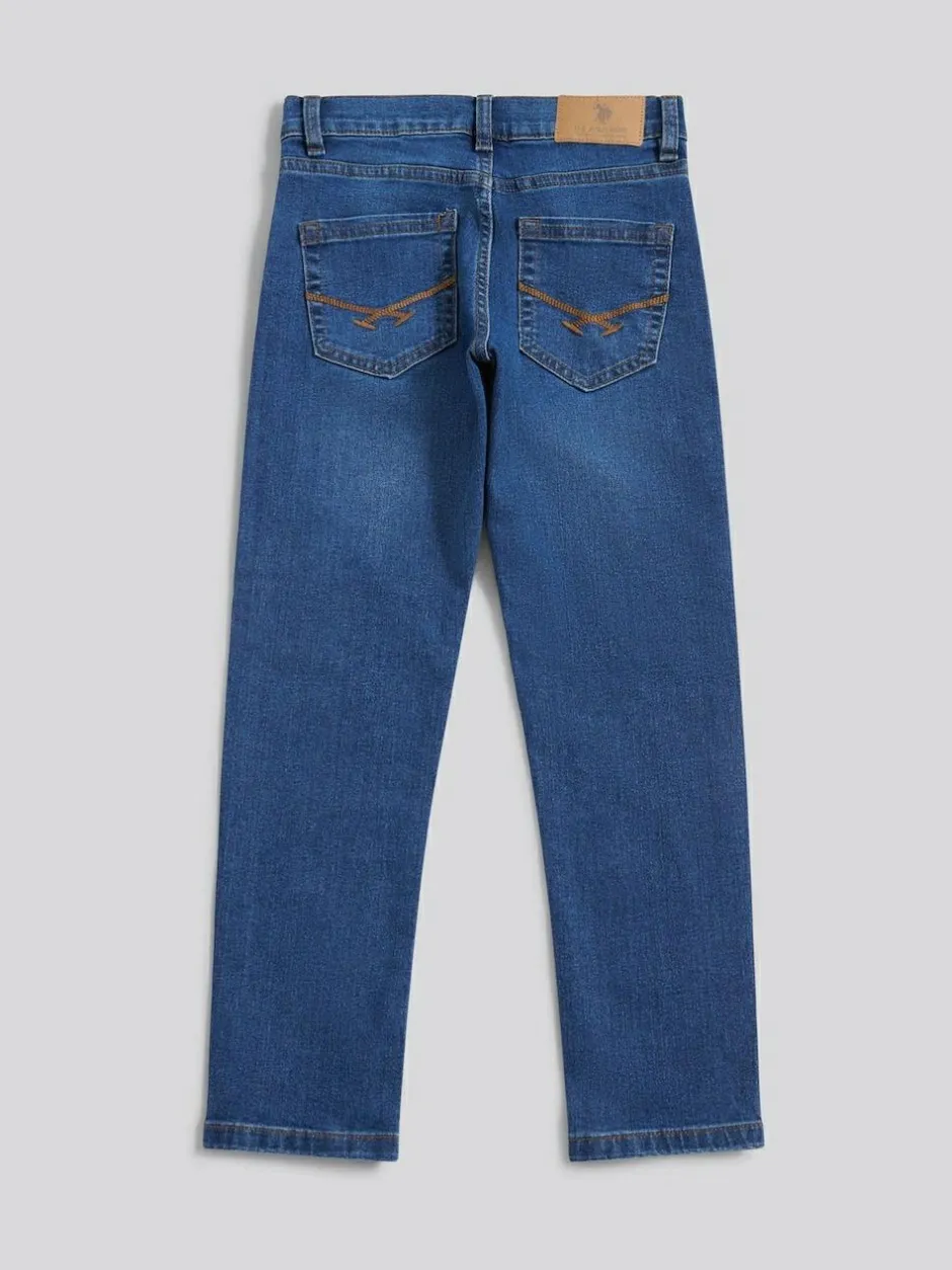 U.S. Polo Assn . Classic Fit Jeans Dark Blue