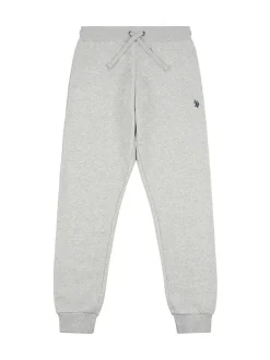 U.S. Polo Assn . Mens Classic Fit Double Horsemen Joggers Grey New