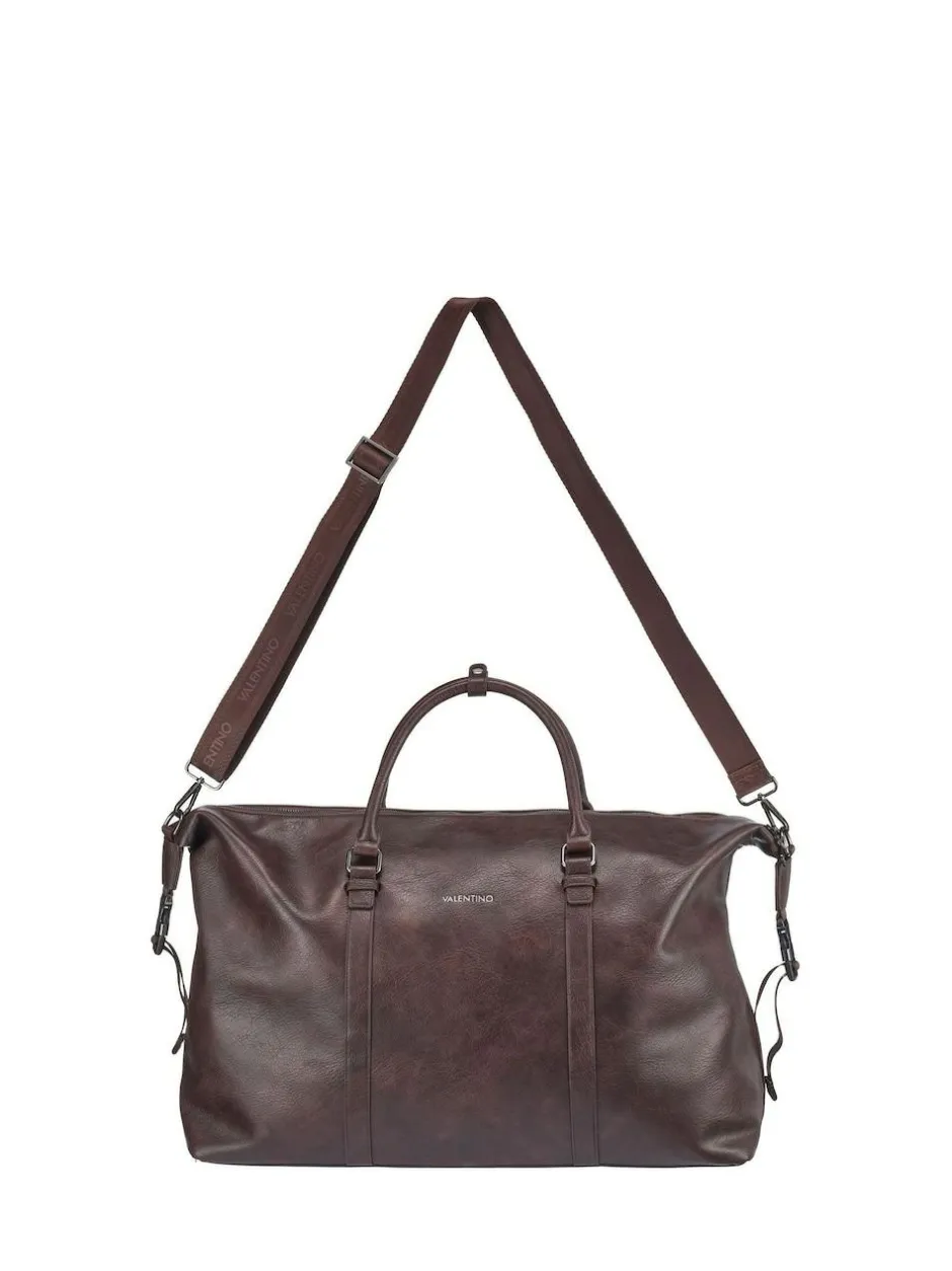 Valentino Bags Brown Infinity Hand Duffer Bag Sale