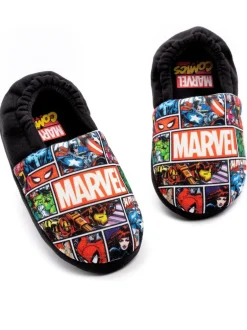 Vanilla Underground Black Marvel Winter Slippers Online