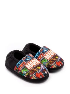 Vanilla Underground Black Marvel Winter Slippers Online