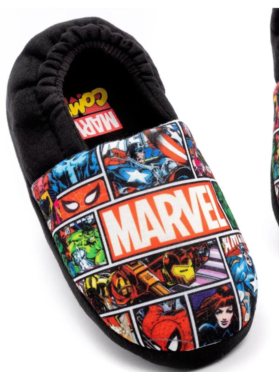 Vanilla Underground Black Marvel Winter Slippers Online