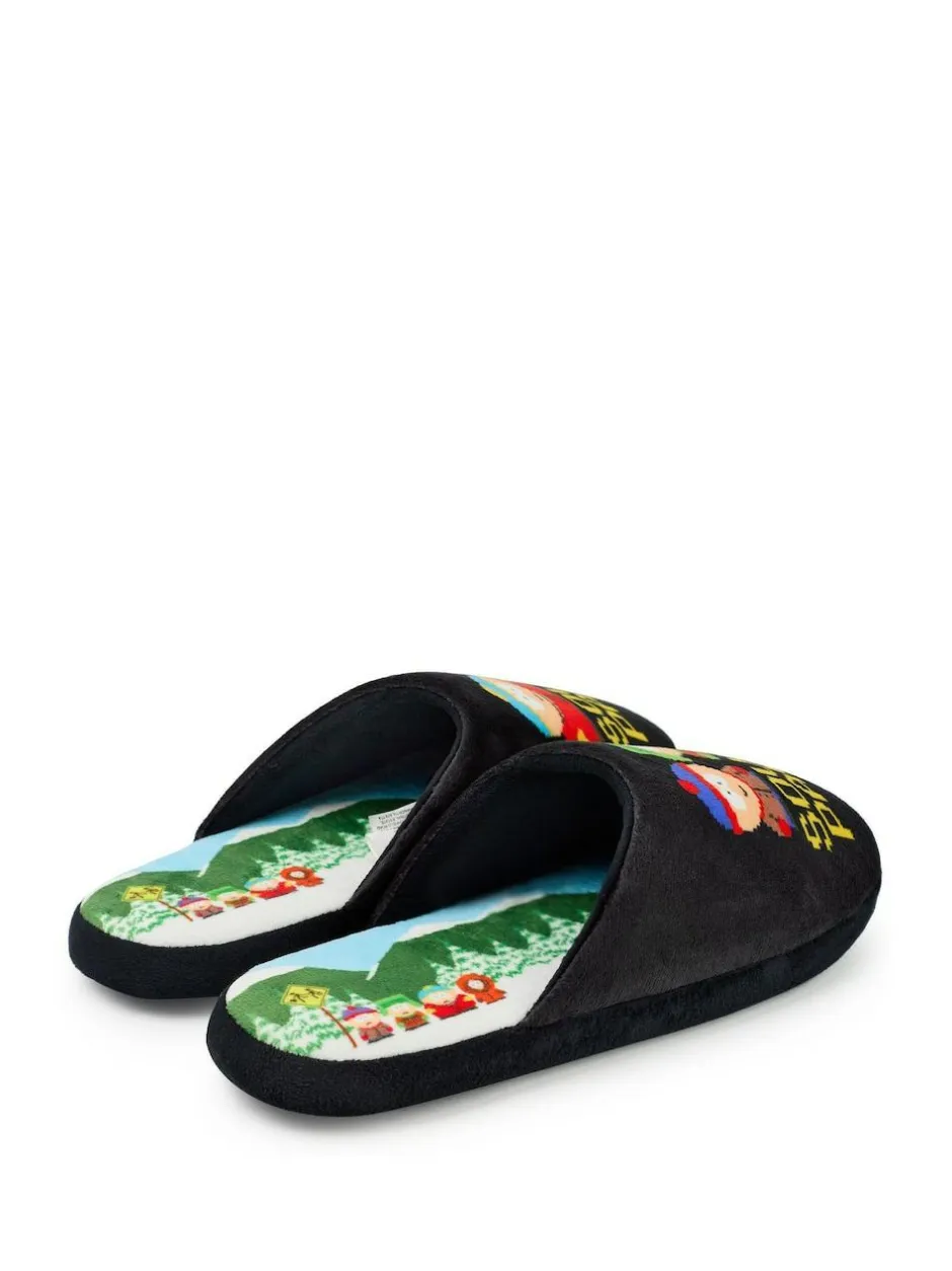 Vanilla Underground Mens Character Slippers Black New