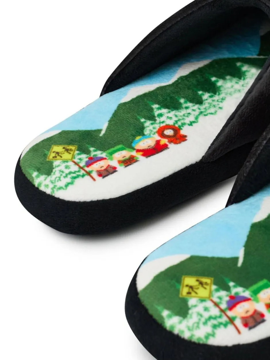 Vanilla Underground Mens Character Slippers Black New