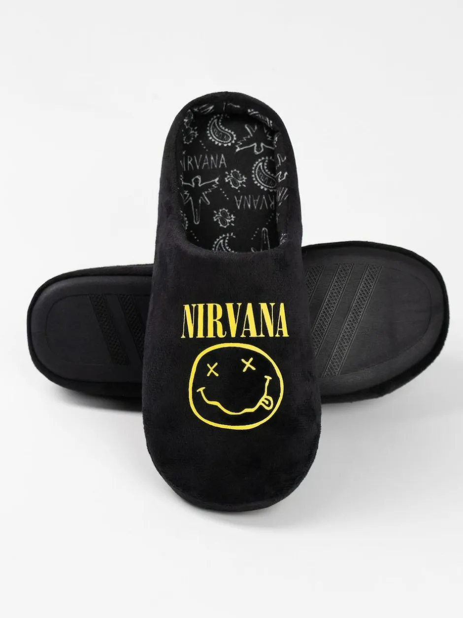 Vanilla Underground Black Nirvana Mule Slippers Best