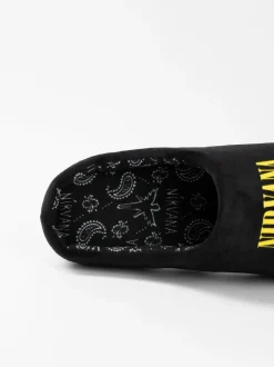 Vanilla Underground Black Nirvana Mule Slippers Best