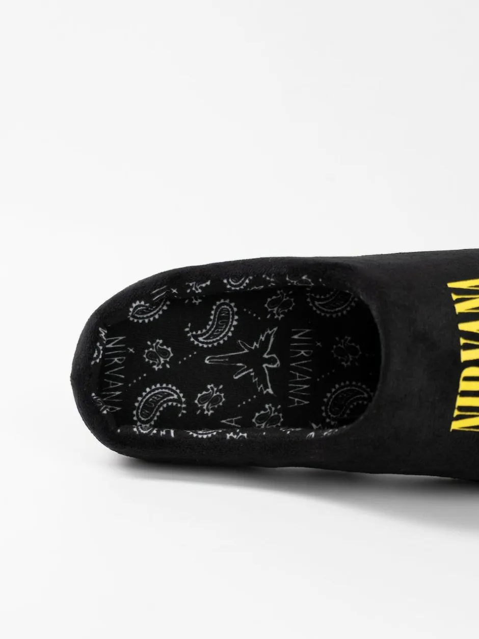 Vanilla Underground Black Nirvana Mule Slippers Best