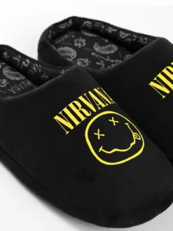Vanilla Underground Black Nirvana Mule Slippers Best