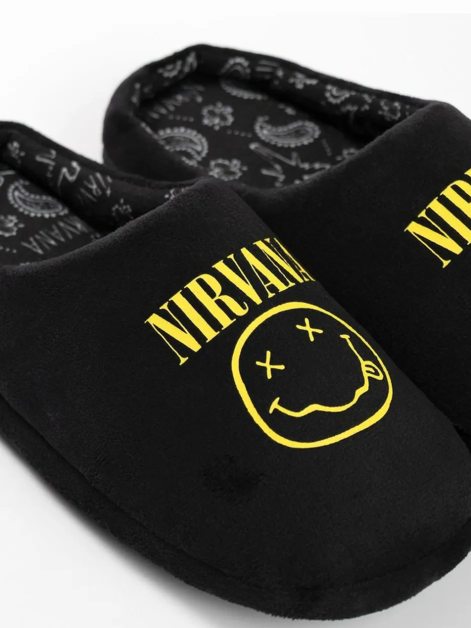 Vanilla Underground Black Nirvana Mule Slippers Best