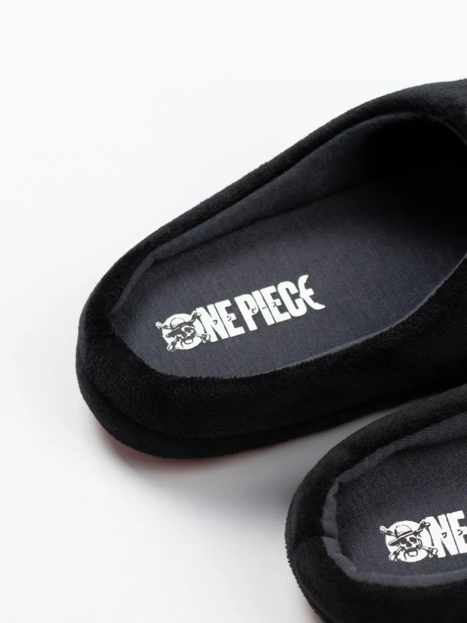 Vanilla Underground Black One Piece Mule Slippers Outlet