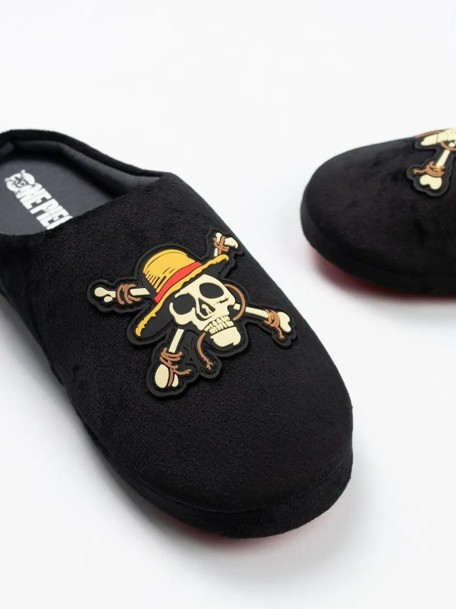 Vanilla Underground Black One Piece Mule Slippers Outlet