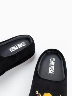 Vanilla Underground Black One Piece Mule Slippers Outlet