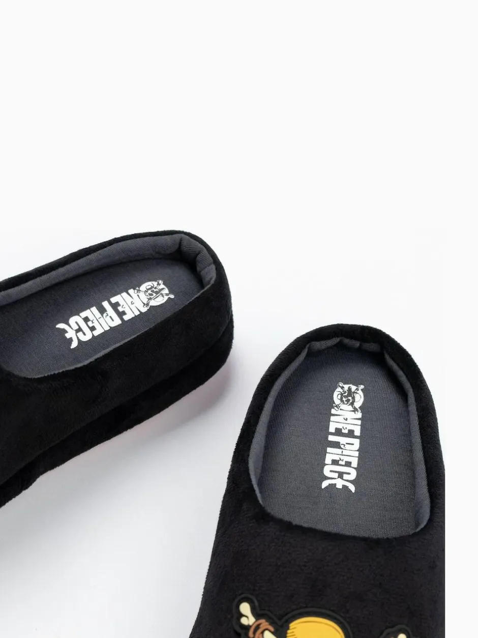 Vanilla Underground Black One Piece Mule Slippers Outlet