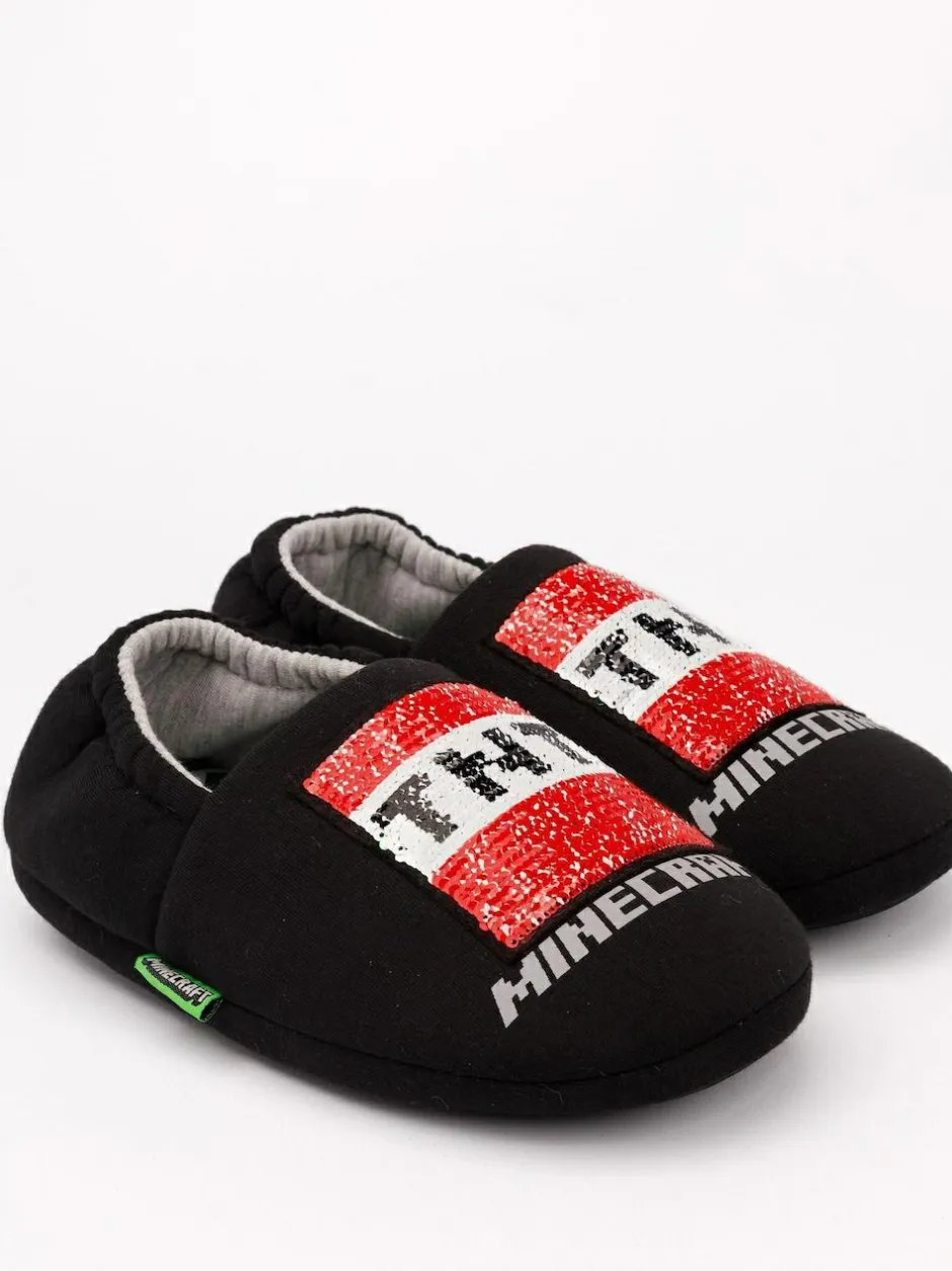 Vanilla Underground Black Minecraft Slippers Best