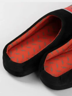 Vanilla Underground Black Foo Fighters Logo Slippers Online