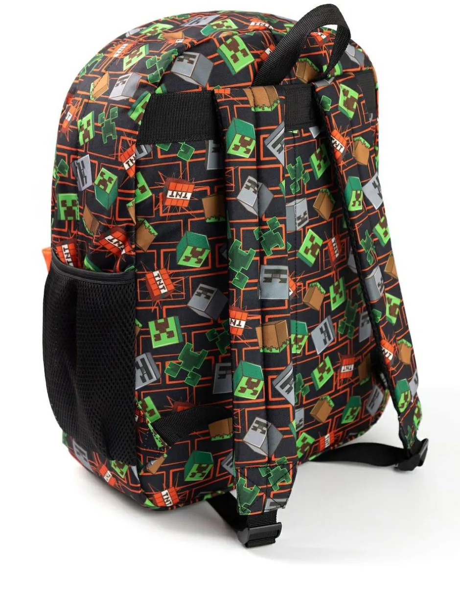 Vanilla Underground Black Minecraft Backpack Set 3 Piece