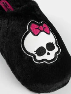 Vanilla Underground Black Monster High Mule Slippers Hot