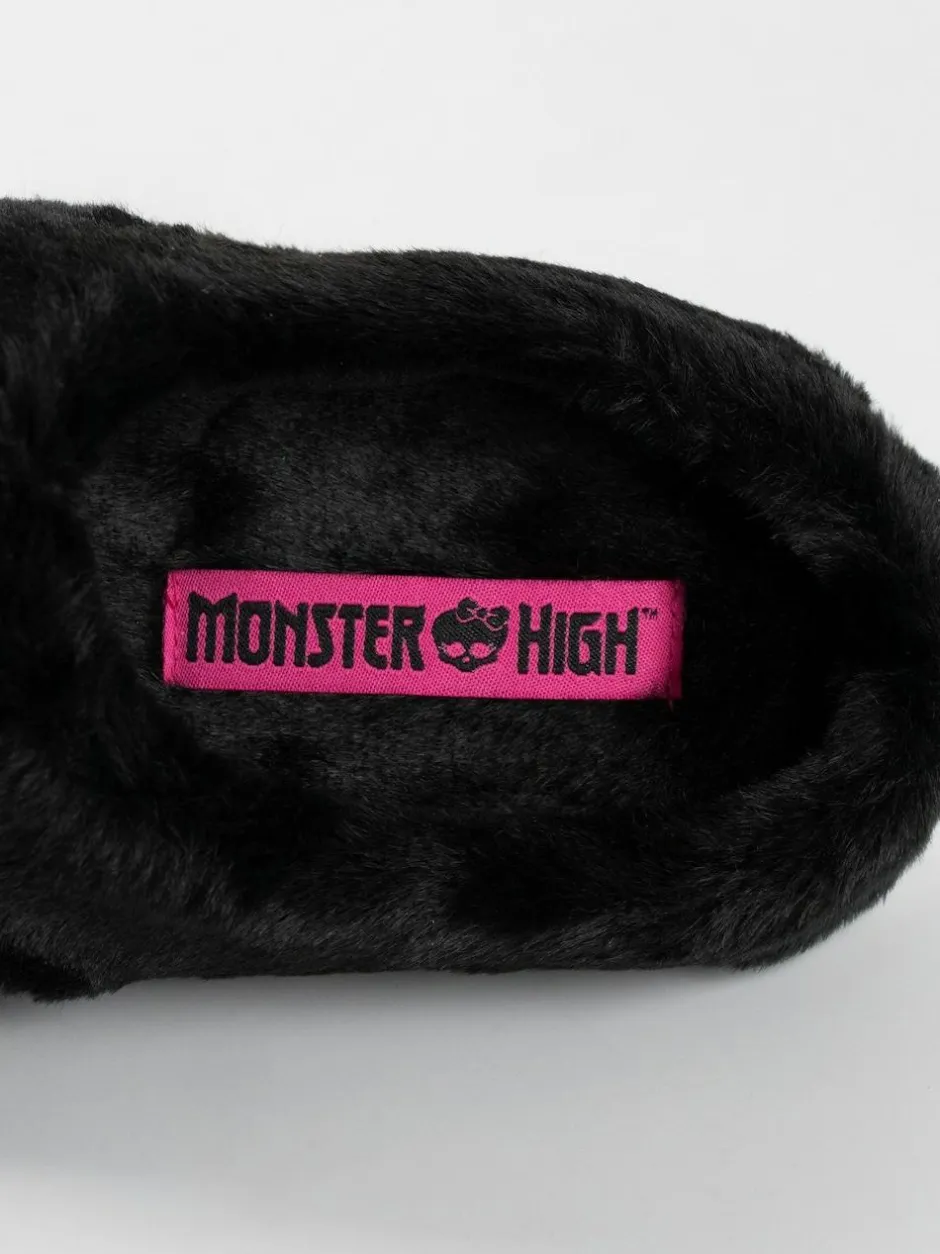 Vanilla Underground Black Monster High Mule Slippers Hot