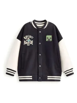 Vanilla Underground Black Minecraft Bomber Jacket Clearance