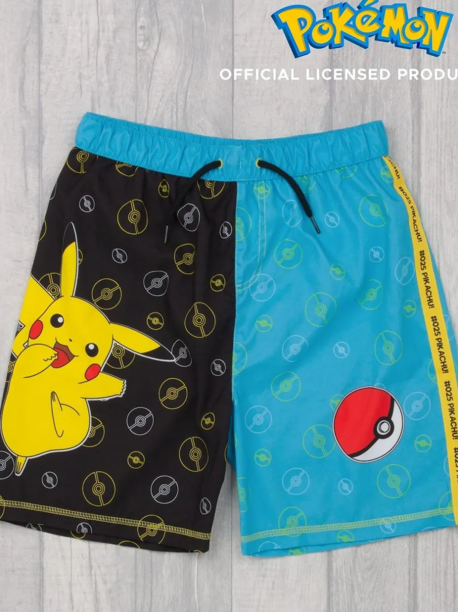 Vanilla Underground Black Pokemon Licensing Swim Shorts Sale